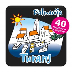 Magneti gradić EKO C 01 B Komplet 40 ili 20 kom  Turanj