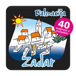 Magneti gradić EKO C 01 B Komplet 40 ili 20 kom  Zadar