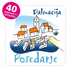 Magneti gradić EKO C 02 W Komplet 40 ili 20 kom  Posedarje