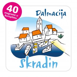 Magneti gradić EKO C 02 W Komplet 40 ili 20 kom  Skradin