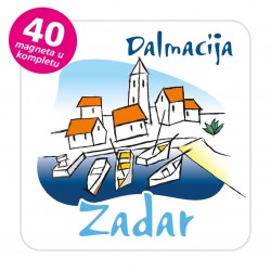 Magneti gradić EKO C 02 W Komplet 40 ili 20 kom  Zadar