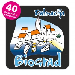 Magneti gradić EKO C 02 B Komplet 40 ili 20 kom  Biograd