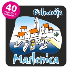 Magneti gradić EKO C 02 B Komplet 40 ili 20 kom  Maslenica