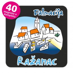 Magneti gradić EKO C 02 B Komplet 40 ili 20 kom  Ražanac