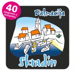 Magneti gradić EKO C 02 B Komplet 40 ili 20 kom  Skradin