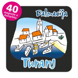 Magneti gradić EKO C 02 B Komplet 40 ili 20 kom  Turanj