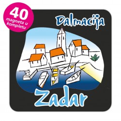 Magneti gradić EKO C 02 B Komplet 40 ili 20 kom  Zadar