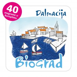 Magneti gradić EKO C 03 W Komplet 40 ili 20 kom  Biograd