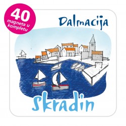 Magneti gradić EKO C 03 W Komplet 40 ili 20 kom  Skradin