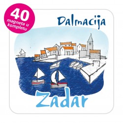 Magneti gradić EKO C 03 W Komplet 40 ili 20 kom  Zadar