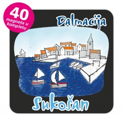 Magneti gradić EKO C 03 B Komplet 40 ili 20 kom  Sukošan