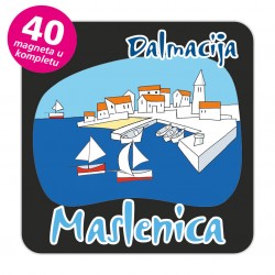 Magneti gradić EKO C 04 B Komplet 40 ili 20 kom  Maslenica