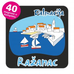 Magneti gradić EKO C 04 B Komplet 40 ili 20 kom  Ražanac