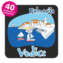 Magneti gradić EKO C 04 B Komplet 40 ili 20 kom  Vodice