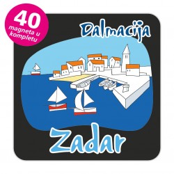 Magneti gradić EKO C 04 B Komplet 40 ili 20 kom  Zadar