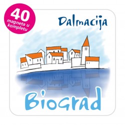 Magneti gradić EKO C 05 W Komplet 40 ili 20 kom  Biograd