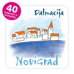 Magneti gradić EKO C 05 W Komplet 40 ili 20 kom  Novigrad