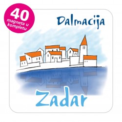 Magneti gradić EKO C 05 W Komplet 40 ili 20 kom  Zadar