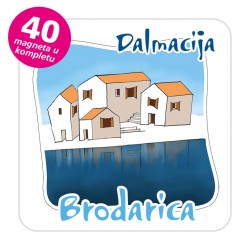 Magneti gradić EKO C 07 W Komplet 40 ili 20 kom  Brodarica