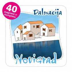 Magneti gradić EKO C 07 W Komplet 40 ili 20 kom  Novigrad