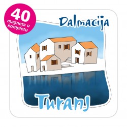 Magneti gradić EKO C 07 W Komplet 40 ili 20 kom  Turanj