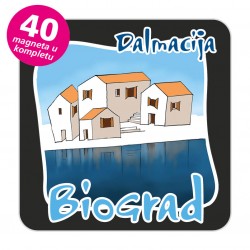 Magneti gradić EKO C 07 B Komplet 40 ili 20 kom  Biograd