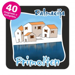 Magneti gradić EKO C 07 B Komplet 40 ili 20 kom  Primošten