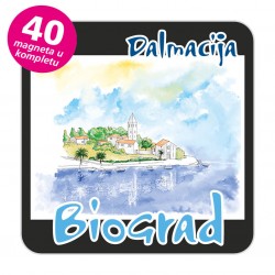 Magneti gradić EKO C 09 B Komplet 40 ili 20 kom  Biograd