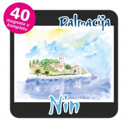 Magneti gradić EKO C 09 B Komplet 40 ili 20 kom  Nin