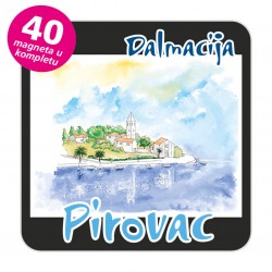 Magneti gradić EKO C 09 B Komplet 40 ili 20 kom  Pirovac