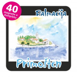 Magneti gradić EKO C 09 B Komplet 40 ili 20 kom  Primošten