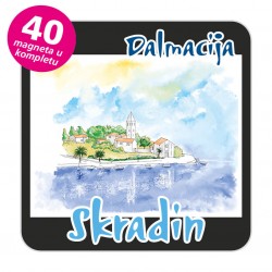 Magneti gradić EKO C 09 B Komplet 40 ili 20 kom  Skradin