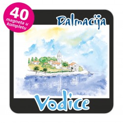 Magneti gradić EKO C 09 B Komplet 40 ili 20 kom  Vodice