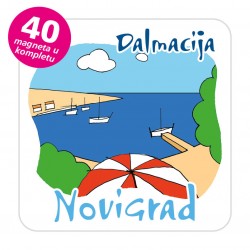 Magneti plaža EKO C 10 W Komplet 40 ili 20 kom  Novigrad