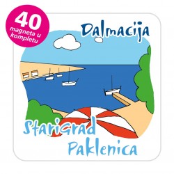Magneti plaža EKO C 10 W Komplet 40 ili 20 kom  Starigrad Paklenica