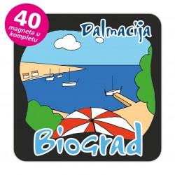 Magneti plaža EKO C 10 B Komplet 40 ili 20 kom  Biograd