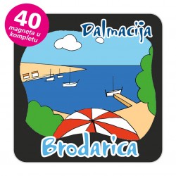 Magneti plaža EKO C 10 B Komplet 40 ili 20 kom  Brodarica