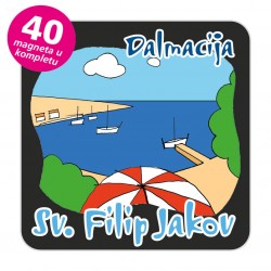 Magneti plaža EKO C 10 B Komplet 40 ili 20 kom  Sv. FIlip Jakov