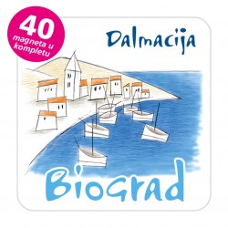 Magneti gradić EKO C 11 W Komplet 40 ili 20 kom  Biograd