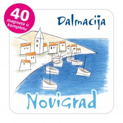 Magneti gradić EKO C 11 W Komplet 40 ili 20 kom  Novigrad