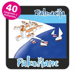 Magneti gradić EKO C 12 B Komplet 40 ili 20 kom  Pakoštane