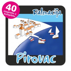 Magneti gradić EKO C 12 B Komplet 40 ili 20 kom  Pirovac