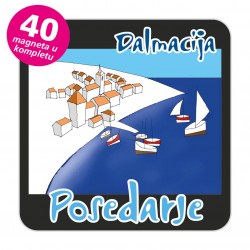 Magneti gradić EKO C 12 B Komplet 40 ili 20 kom  Posedarje