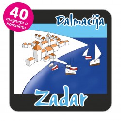 Magneti gradić EKO C 12 B Komplet 40 ili 20 kom  Zadar