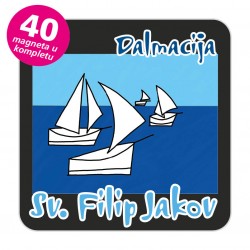 Magneti jedrilice EKO C 14 B Komplet 40 ili 20 kom  Sv. FIlip Jakov