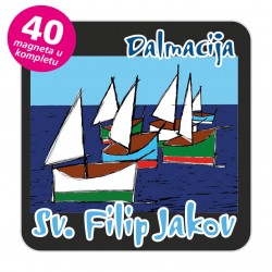 Magneti jedrilice EKO C 15 B Komplet 40 ili 20 kom  Sv. FIlip Jakov