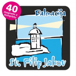 Magneti svjetionik EKO C 17 B Komplet 40 ili 20 kom  Sv. FIlip Jakov