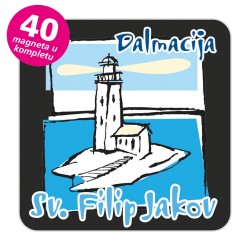 Magneti svjetionik EKO C 19 B Komplet 40 ili 20 kom  Sv. FIlip Jakov