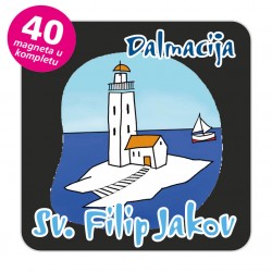 Magneti svjetionik EKO C 20 B Komplet 40 ili 20 kom  Sv. FIlip Jakov