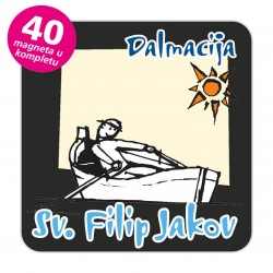 Magneti barba EKO C 21 B Komplet 40 ili 20 kom  Sv. FIlip Jakov